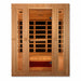 Golden Designs Maxxus "Trinity" Dual Tech 3-Person FAR Infrared Sauna Low EMF in Canadian Hemlock - Front