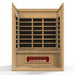 Golden Designs Maxxus "Trinity" Dual Tech 3-Person FAR Infrared Sauna Low EMF in Canadian Hemlock - Interior