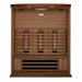 Golden Designs Maxxus 3-Person Full Spectrum Infrared Sauna with Near Zero EMF in Canadian Red Cedar - Interior