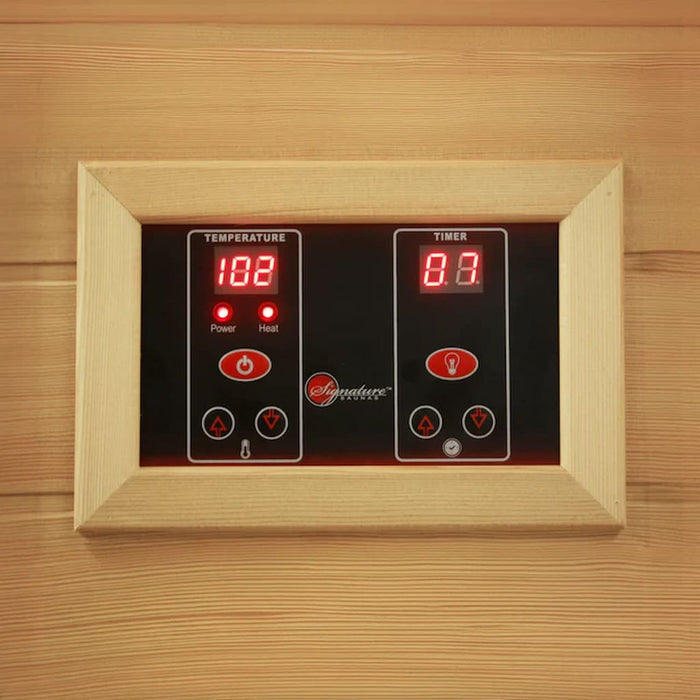 Golden Designs - Maxxus Sauna LED Display Configuration Hemlock