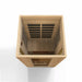 Golden Designs Maxxus Serenity 2-Person FAR Infrared Sauna with Low EMF in Canadian Hemlock - Semi Top