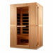 Golden Designs Maxxus Serenity 2-Person FAR Infrared Sauna with Low EMF in Canadian Hemlock - Side