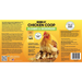 Flattened close-up of the front and back Microbe-Lift Chicken Coop Cleaner & Deodorizer product labels