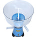 Blue Milky Day Electric Cream Seperator 100-19 with a clear plastic container on a white background