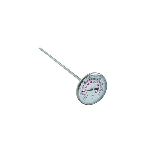 Milky Day - Small Milk Pasteurizer and Yogurt Machine FJ 30 9.2 Gallon - Thermometer Isolated