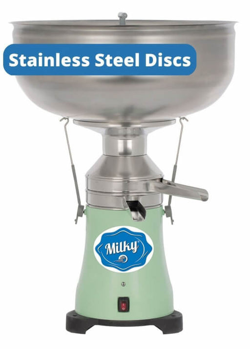 milky electric cream separator machine fj 130 err stainless steel discs main