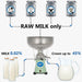 milky electric cream separator machine fj 130 err stainless steel discs milking capacity