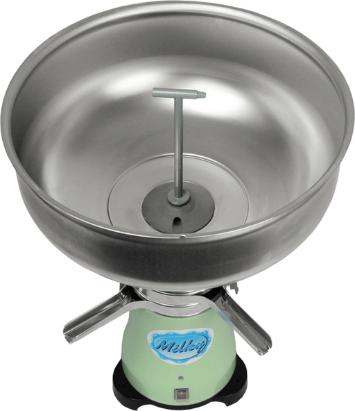 milky electric cream separator machine fj 130 err stainless steel discs top view