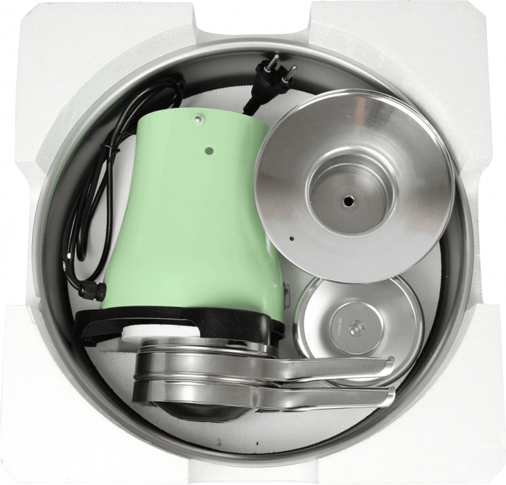 milky electric cream separator machine fj 130 err stainless steel discs unassembled pieces