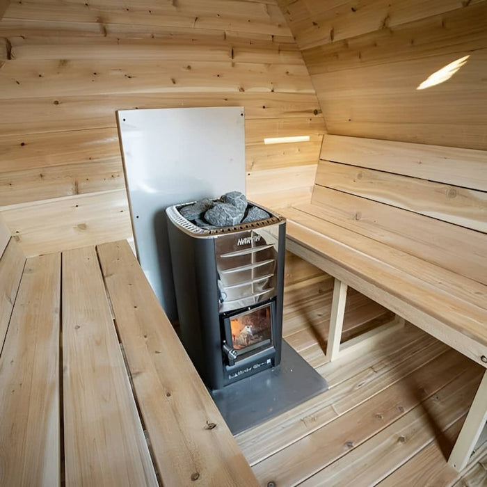 Dundalk - Canadian Timber MiniPOD Sauna - CTC77MW - Harvia Heater with stones