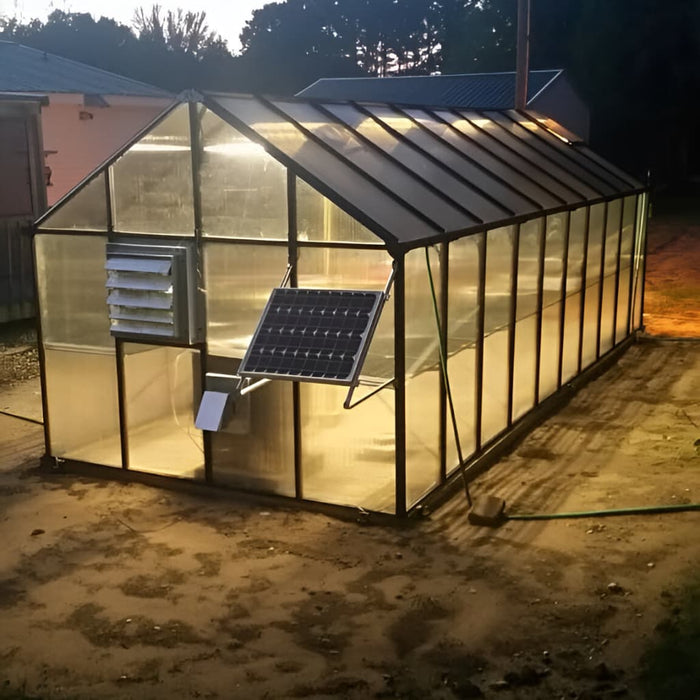 Riverstone Industries - Mont Mojave Black Greenhouse - Fully Assembled
