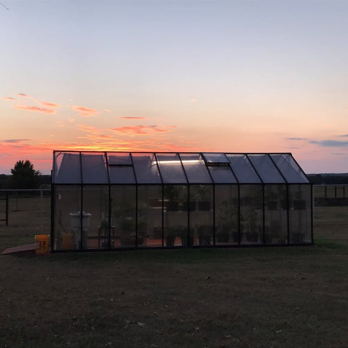 Riverstone Industries Monticello Black Greenhouse Premium