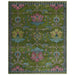 Full frontal view of the hand-knotted wool rug linked to the 8x10 option