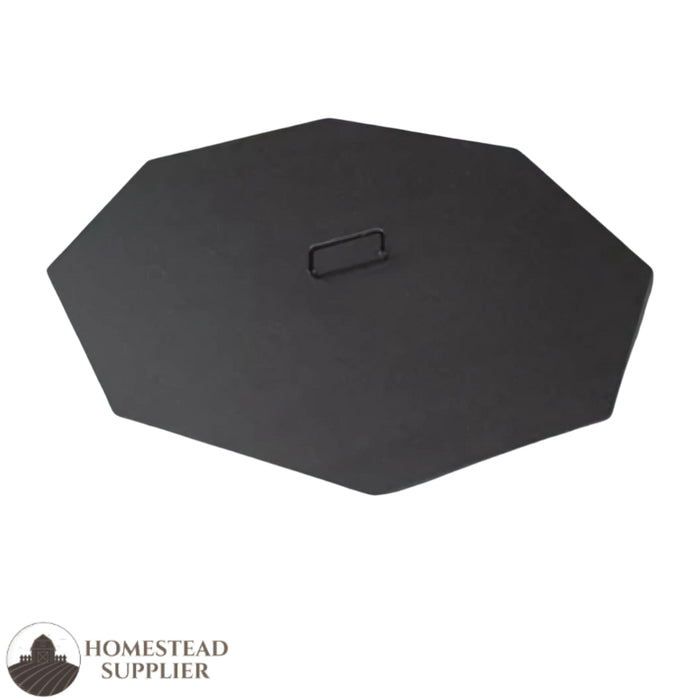 Master Flame Octagonal Snuffer Cover in Galvanized Metal - Main