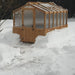 Outdoor Living Today - 8x12 Cedar Greenhouse - in Snow