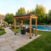Outdoor Living Today 8x5 Grill Gazebo with pool in the background