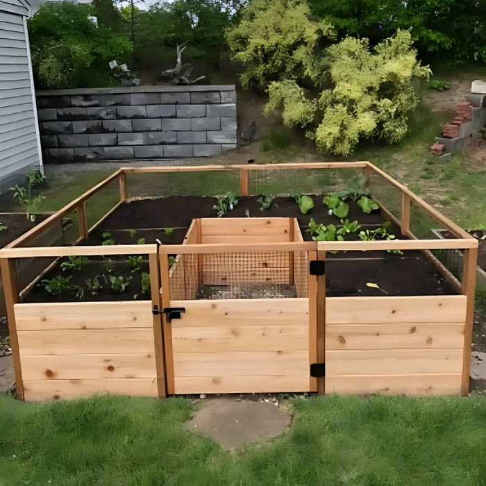 Outdoor Living Today - 8x8 Raised Garden Bed - Front Full View