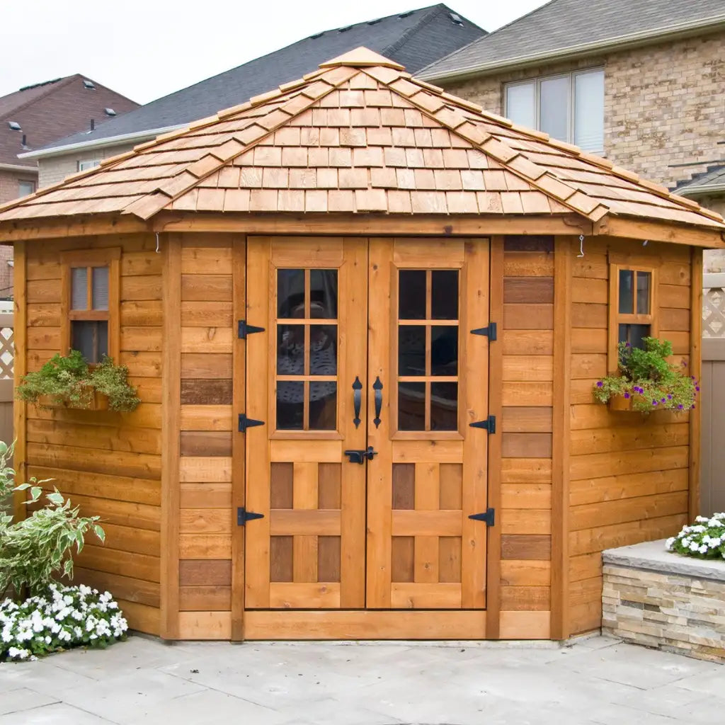 Outdoor Living Today 9x9 Penthouse Cedar Garden Shed