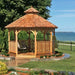 Outdoor Living Today - 10' Bayside Panelized Octagon Gazebo - with Chairs