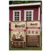 Front and back views of OverEZ Coffee Ground Bedding packages outside a chicken coop.