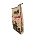 Angled side view of an OverEZ Coffee Ground Bedding package.