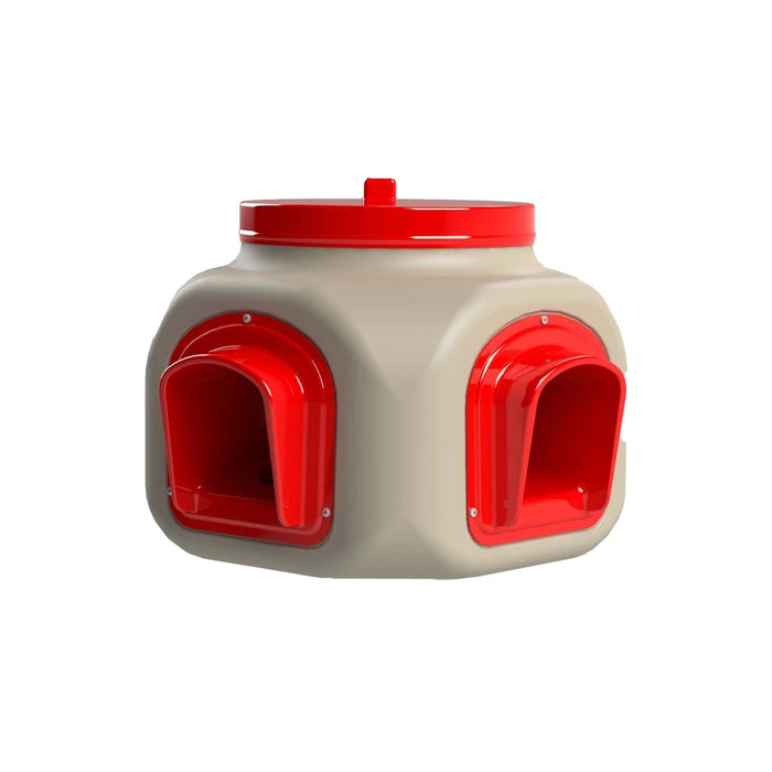 OverEZ Compact Chicken Feeder shown from the front