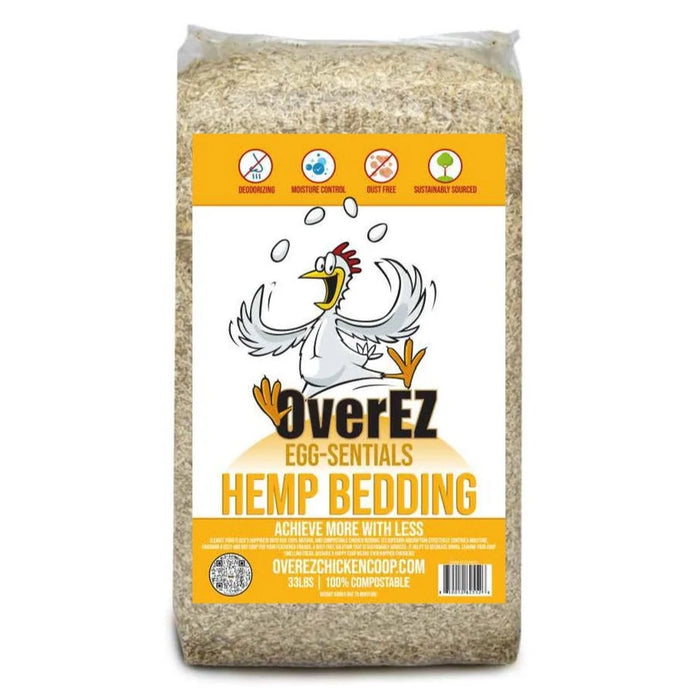 OverEZ 33 lb hemp bedding bale package
