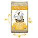 OverEZ hemp bedding bale dimensions diagram