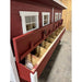 OverEZ Jumbo Chicken Coop with ten exterior nesting boxes.