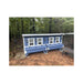Customer-conjoined blue Large Chicken Coop setup with a large fenced run