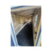 Interior of two customer-conjoined Large Chicken Coops with a clean black floor mat