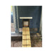 Chicken using a ramp from a customer Large Chicken Coop into a covered run