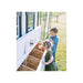 Children collecting eggs from the Farmhouse OverEZ Large Chicken Coop nesting box.