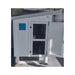 White Large Chicken Coop with a customer-added exhaust fan by the man door