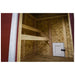 Interior roosting bars inside OverEZ Medium Chicken Coop