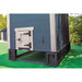 Coastal OverEZ Medium Wire Chicken Coop Panels shown from the rear.
