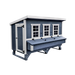 OverEZ XL Coastal Chicken Coop displayed against a dark background.