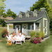 Little Cottage Company - The Pennfield Cottage Playhouse Kit - Green