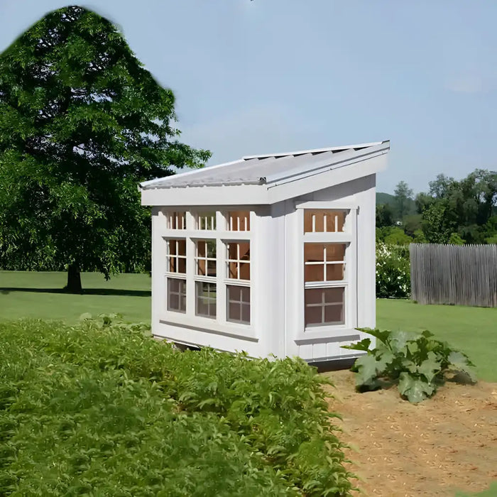 Little Cottage Company - Petite Greenhouse Kit - Fully Assembled