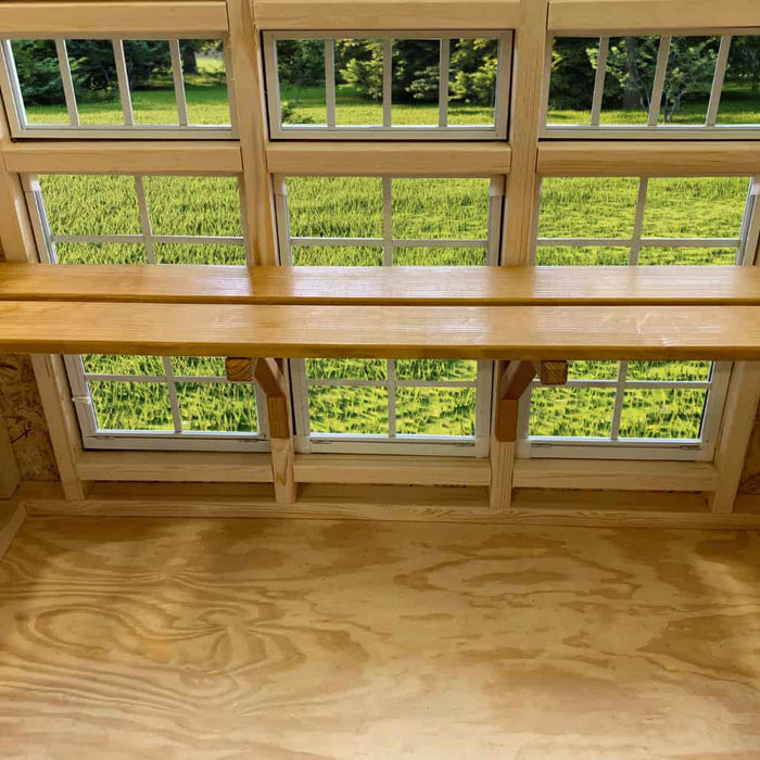 Little Cottage Company - Petite Greenhouse Kit - Shelves