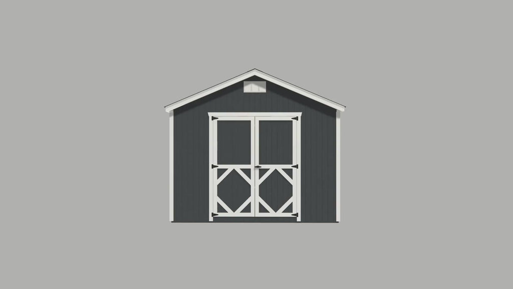 Little Cottage Company - Classic Gable Storage Shed Kit - 360 Clip