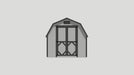 Little Cottage Company - Classic 4' Gambrel Barn Shed - 360 Clip