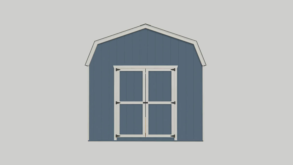 Little Cottage Company - Value Gambrel Barn with 6 Sidewall - 360 Clip