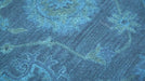 See the Blue Oushak Rug Up Close
