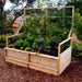 Outdoor Living Today - 6x3 Raised Garden Bed with Trellis/Lid - Side