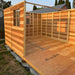 Cedarshed 8x10 Rancher Large Shed Kit panelized wall sections