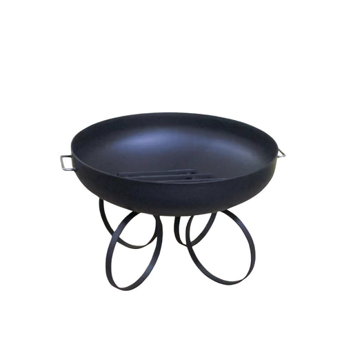Master Flame Round Fire Pit Bowl with Ring Base and Grate Sample