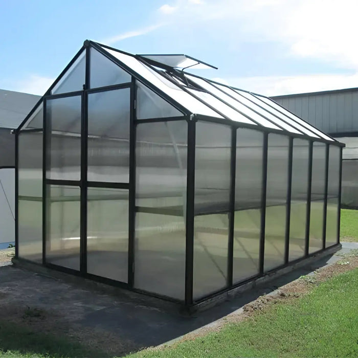 Riverstone Industries - 8x16 Mont Black Greenhouse Premium