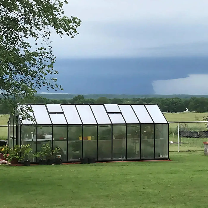 Riverstone Industries Monticello Black Greenhouse Premium