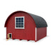 Little Cottage Company - Round Roof Chicken Coop Kit - Back Isolated